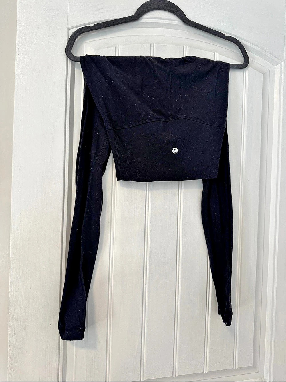 Lululemon Align Long Sleeve Shirt Black Crop Top